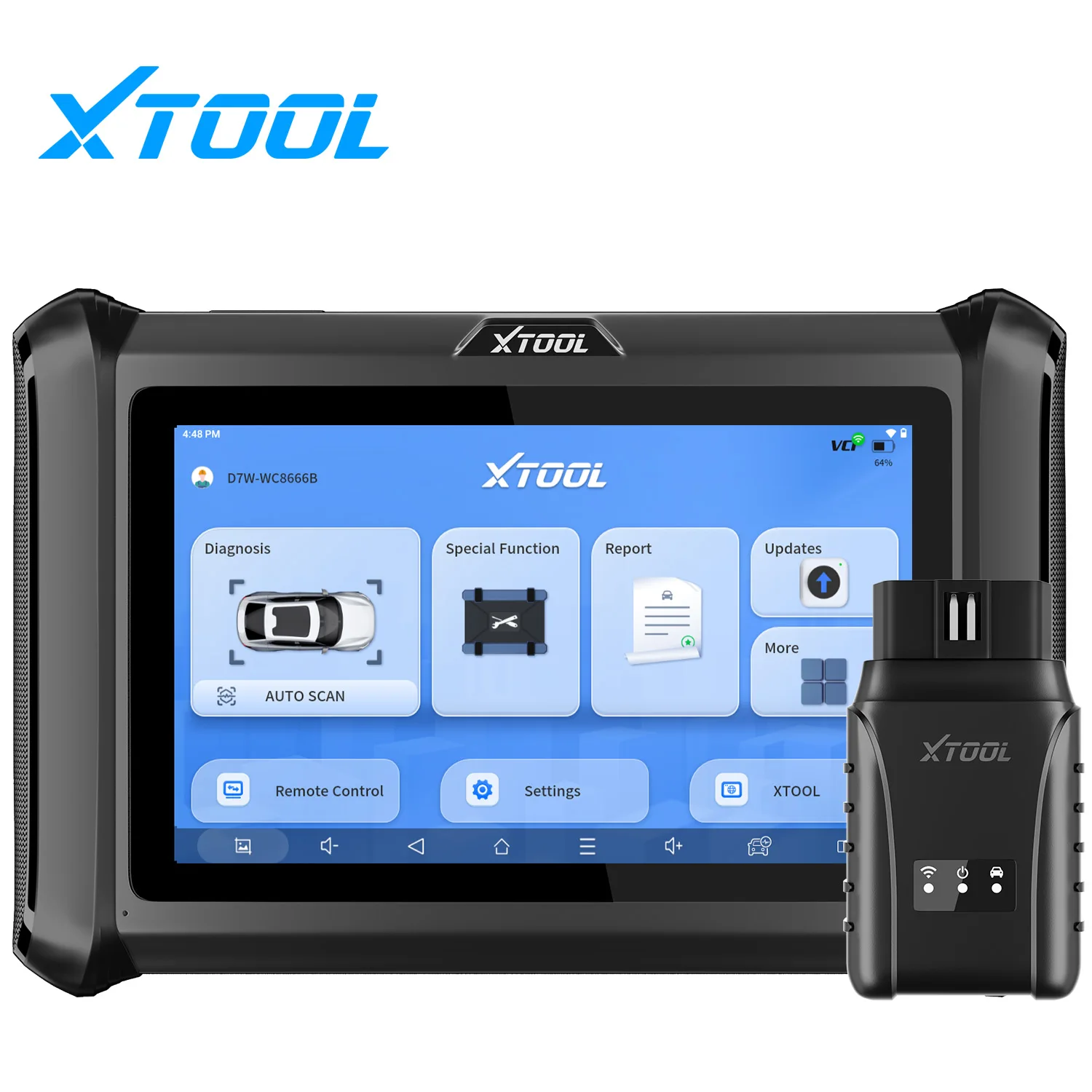 New XTOOL D7W Full System Diagnostic Tool Car Scanner ECU coding Bi-Directional Auto Diagnostic Machine with 36+ Services
