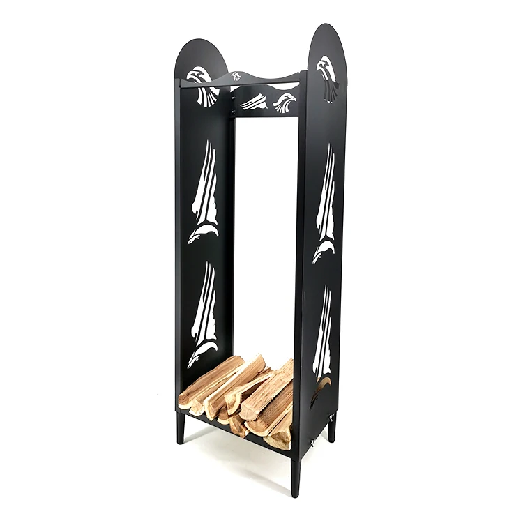 Firewood metal rack fireplace log holder fireplace pit wood firewood