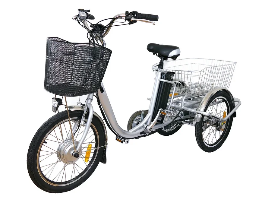 36V 20 Inches Tricycle Electric 250W 3 Wheel Electric Bike With Basket (EB01)
