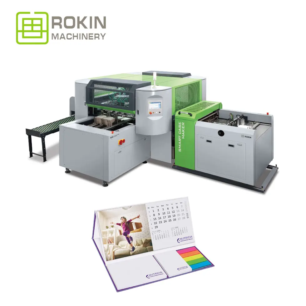 ROKIN BRAND superior recycling Automatic Booklet Maker book cover machine