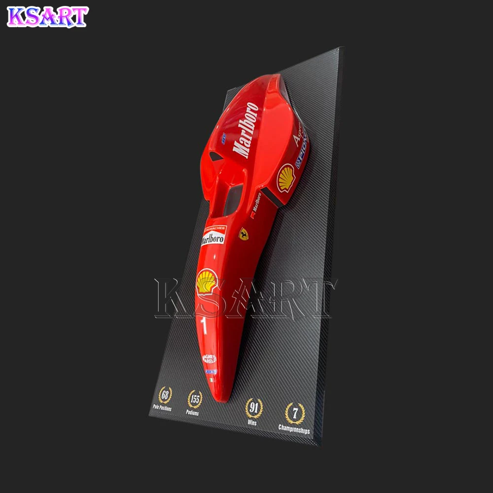 Custom glass fiber racing sculpture Quadro-3D-Carro-F1 model life-size mall supermarket decoration resin crafts sculpture