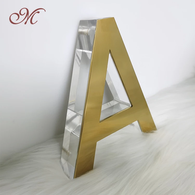 Custom Company Signs Logo 3D Solid Acrylic Metal Plate Letter Led Sign Outdoor Advertising Signage