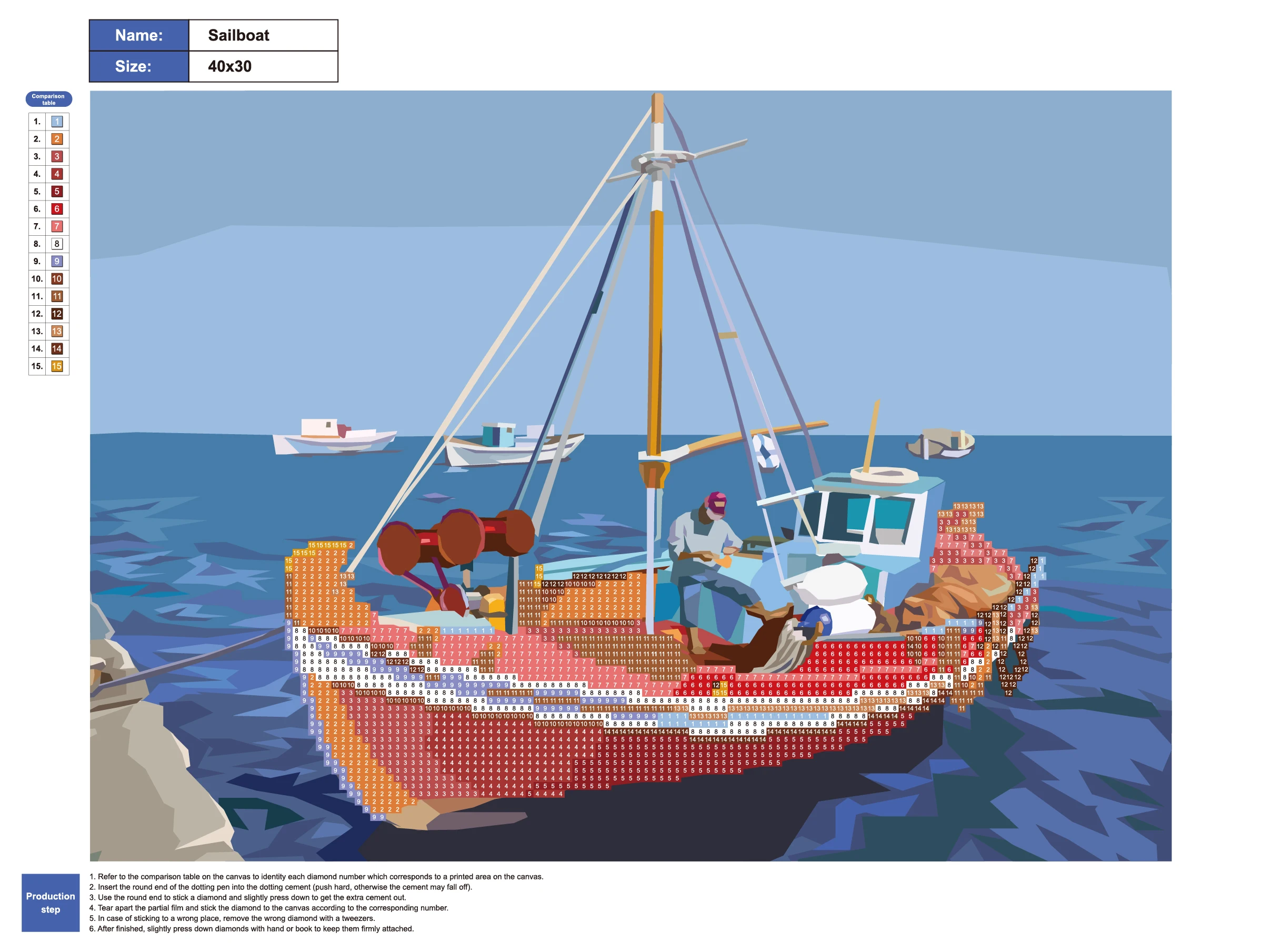 Art resin painting by number diamond painting for kids diamond painting set