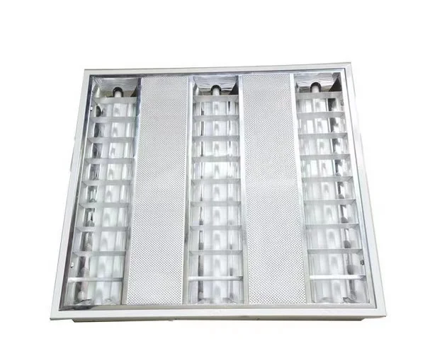 T5 Fluorescent Reflective Lamp Recessed Grille Light High Efficiency Lighting Fixture