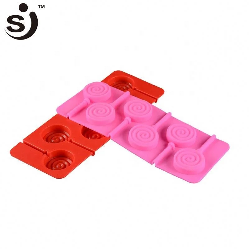 Food Grade Round Bonbon Hard Candy Mould Silicone Lollipop Moulds