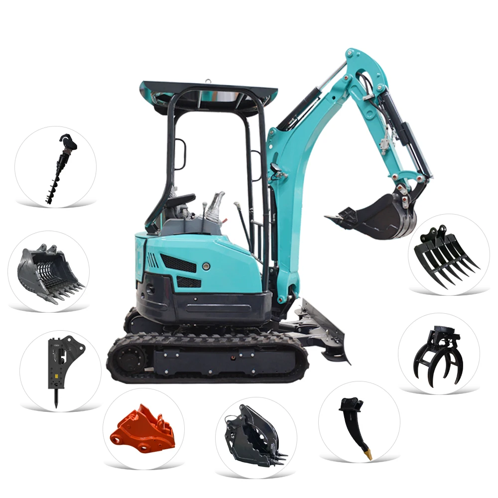 New Crawler Small Hydraulic Micro Mini Excavator Digger Machine Attachment For Sale
