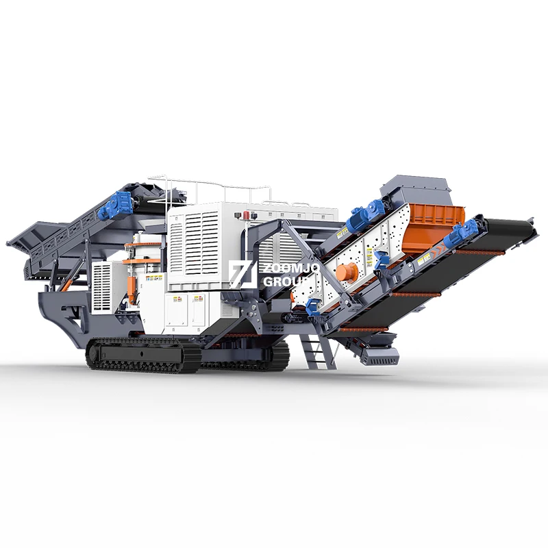 Factory-Sale Construction Waste Crushing Plant Low Price Track Mobile Stone Crusher with Customization Design