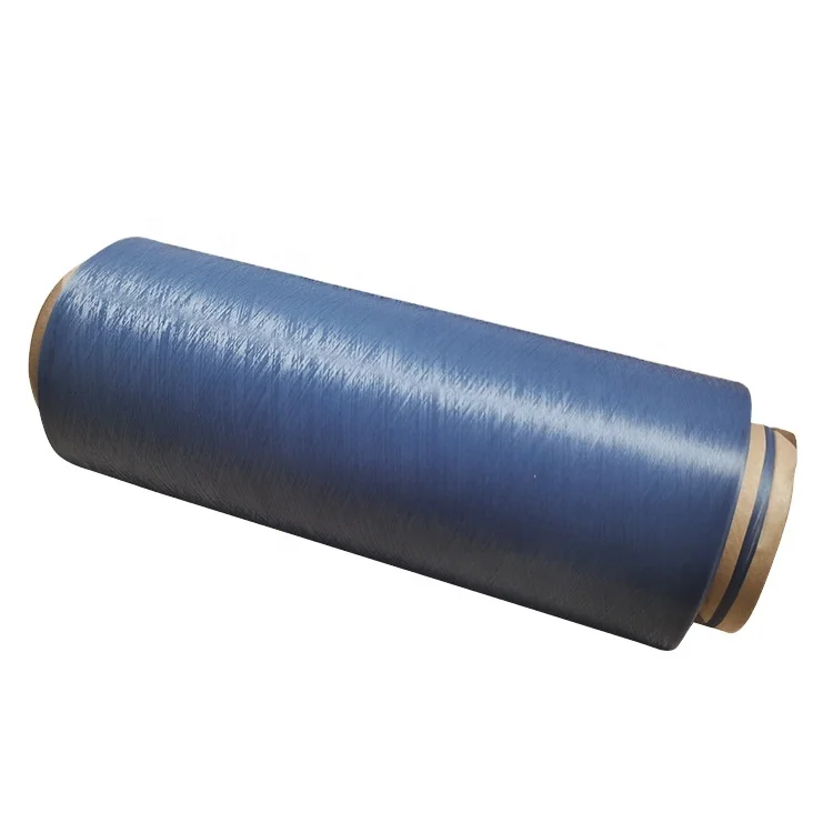 2024 Popular Breathable Comfortable Customization Spun Black Polyester Dope Dyed Yarn USED FOR KNITTING AND WEAVING, SEWING SOCK