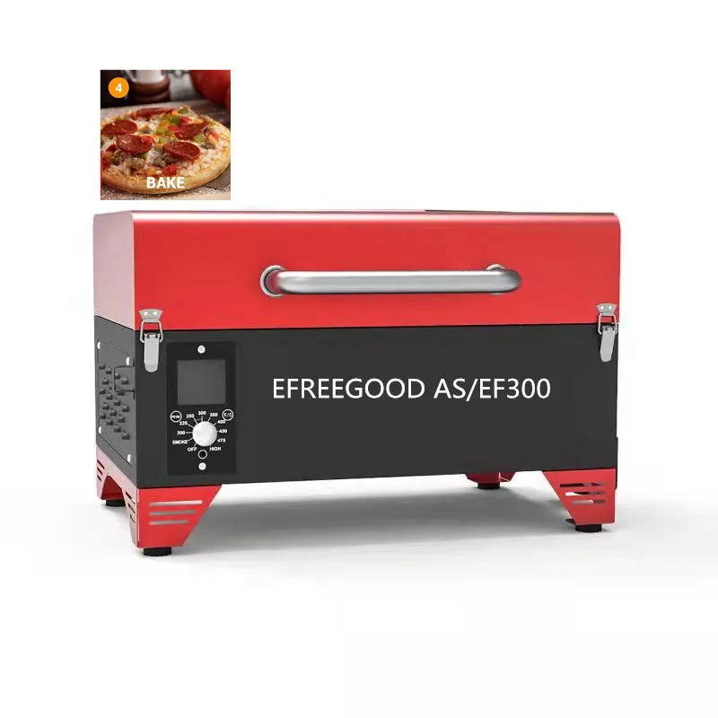 AUTO Cleaning Ash Wood Pellet Smoker Barbecue In Hot Selling