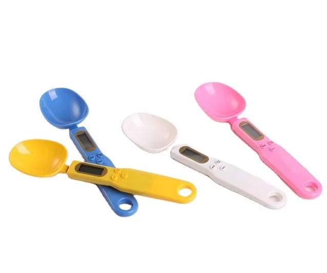 Pet Food Measuring Scoop Dog Food Detachable Digital Spoon Kitchen Baking Scale Handled Coffee Bake Measuring Cups