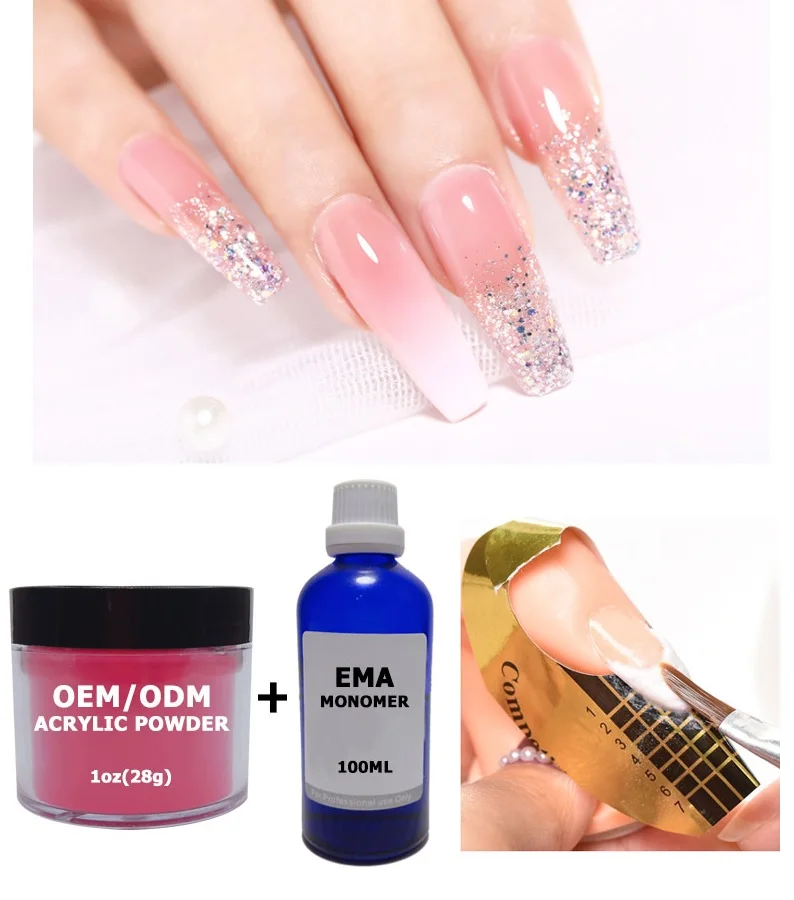 HZ professional wholesale monomer+Acrylic Nail Powder Professional Nail System