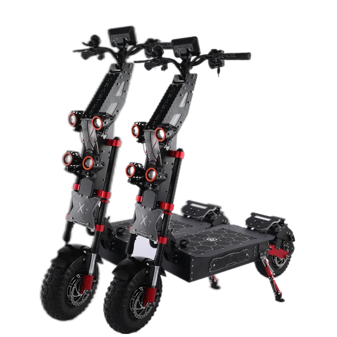 US Stock 60V 8000W TOP Speed 90KM/H OFF-ROAD Electric Scooter with 14inch Fat Tires and Digital LCD Display Folding E-Scooter