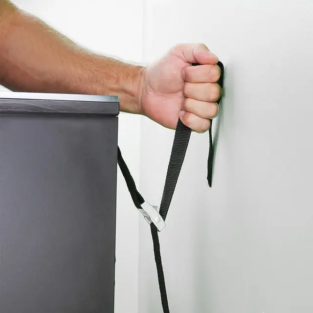 TV Anti-Tip Heavy Duty Dual Cable Non Tipping Child Safety Strap Locks  Easy Install Baby proofing furniture bolts anchors strap