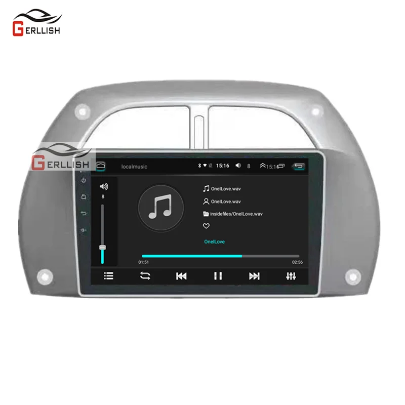 Android Touch Screen Car DVD Player GPS Navigation For Toyota RAV4 2001-2006 Multimedia Radio Stereo Head Unit