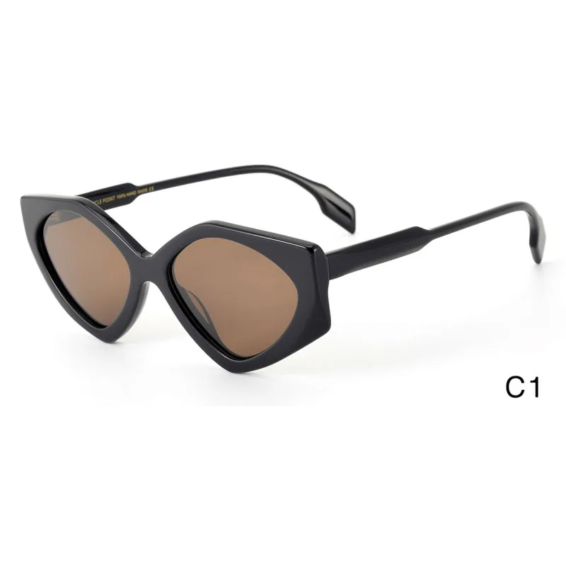 high quality Light Weight colorful uv protection eye  shades optical frames mixed titanium and acetate polarized sunglasses