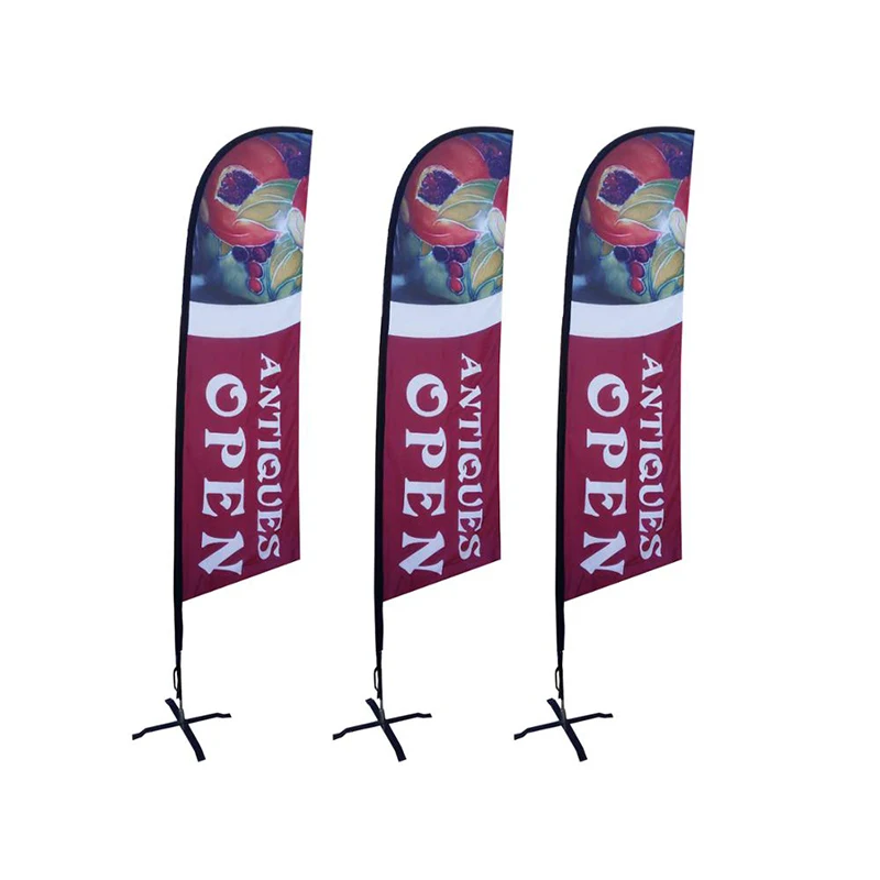 Wholesale custom feather flags banners feather banner flags custom advertising feather teardrop flag