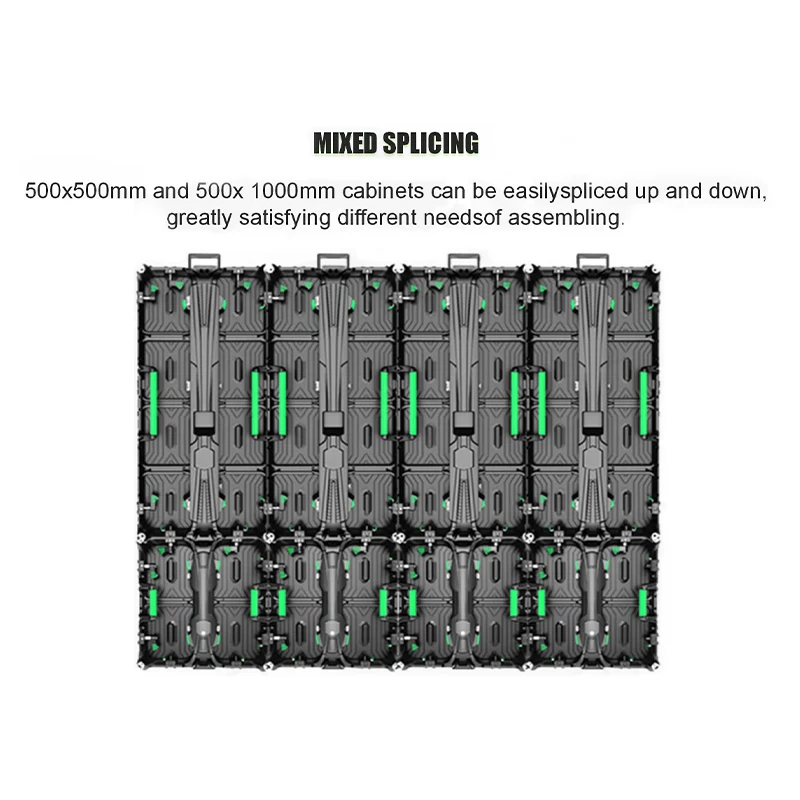 full color advertising rental screen splicing billboard Easy quick installing video wall panel screen for advertising