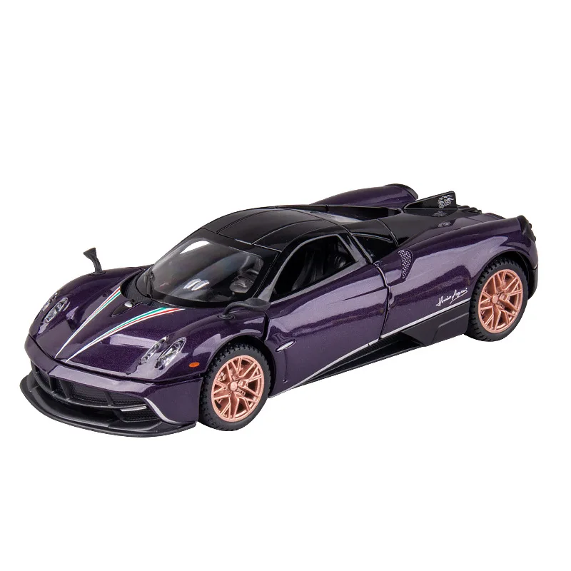 Wholesale 1/32 Scale Pagani Alloy Sports Car Model Pull Back Cast Metal Toy Car Kids Toy Collection and Gift