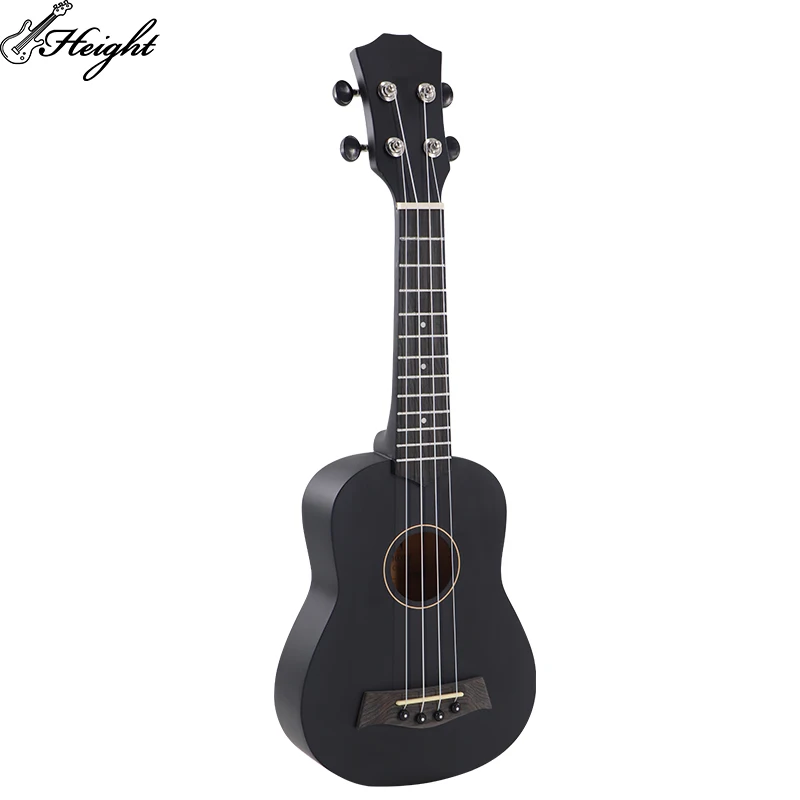 21 inches Black Ukulele Linden wood Back composite wood Fingerboard ukulele tenor ukulele acoustic guitar