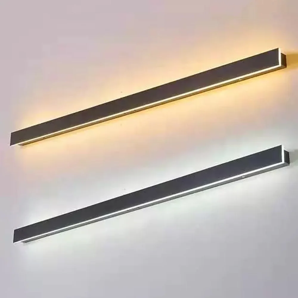 Hofoled Simplicity Exterior Long Strip Outdoor Wall Sconce Light IP65 Smart Minimalism Home Linear Wall Light for Wall Outside