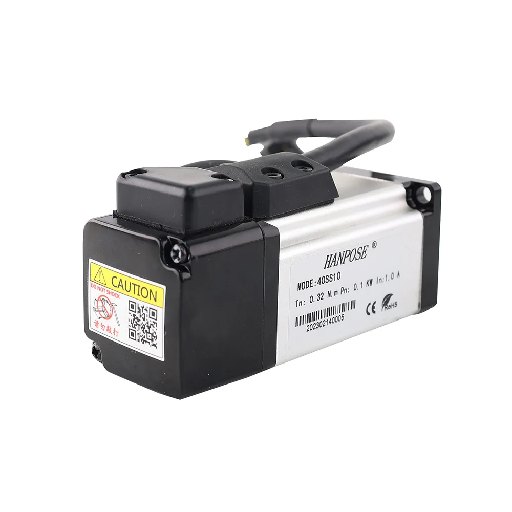 HanBuild 0.01kw mini servo motor kit 40SS10 0.32N.m 1.0A 3000rpm driver ASD210 220V Robot CNC Machine Tool 100w ac servo motor