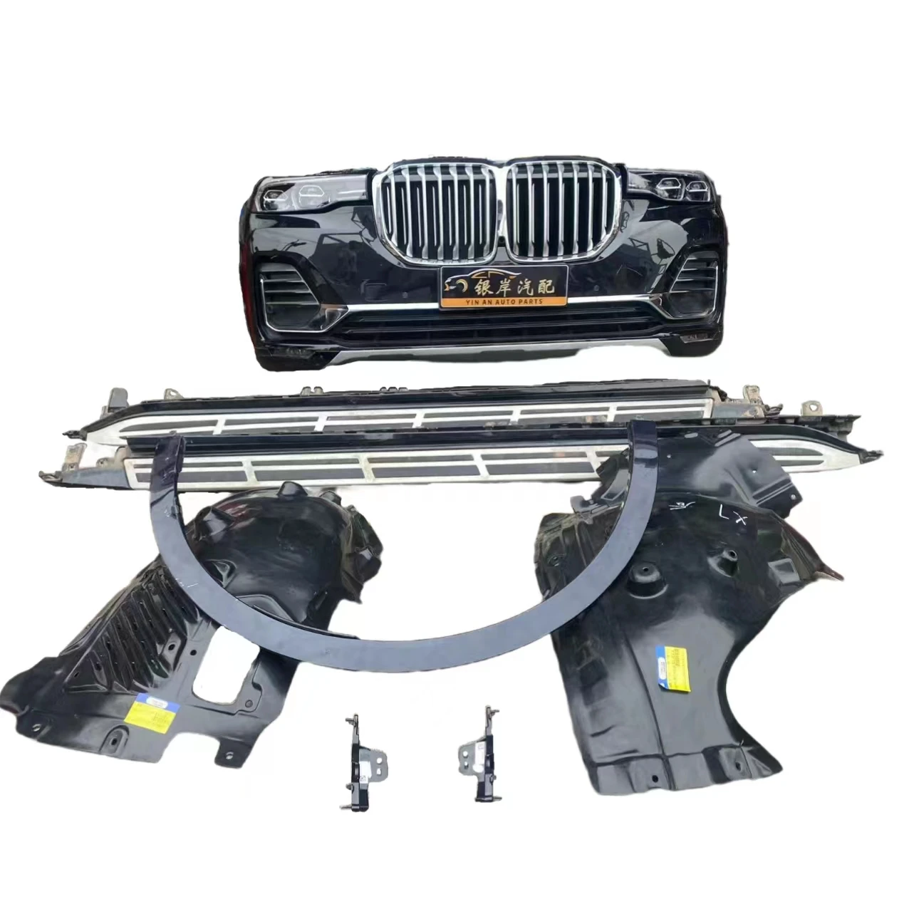 Подержанный оригинальный автозапчасти Bodykit с передним бампером в сборе для bmw G07 X7 2018-2022 набор радиаторов для гриля автомобильные аксессуары