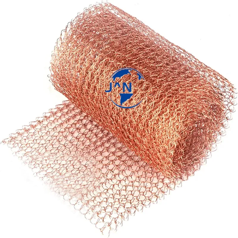 Hestia Sel Sup Prod-Pure Copper Knitted Mesh Tap With 2-1/2-Inch, 20 Yards, Copper Brown