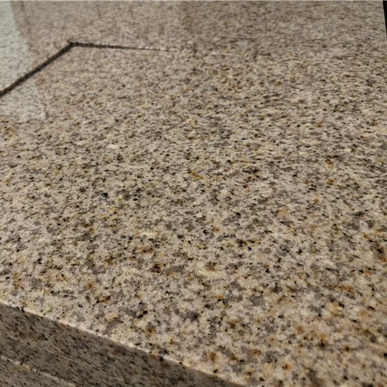 Chinese cheap beige granite G350 Shandong rustic yellow granite tile