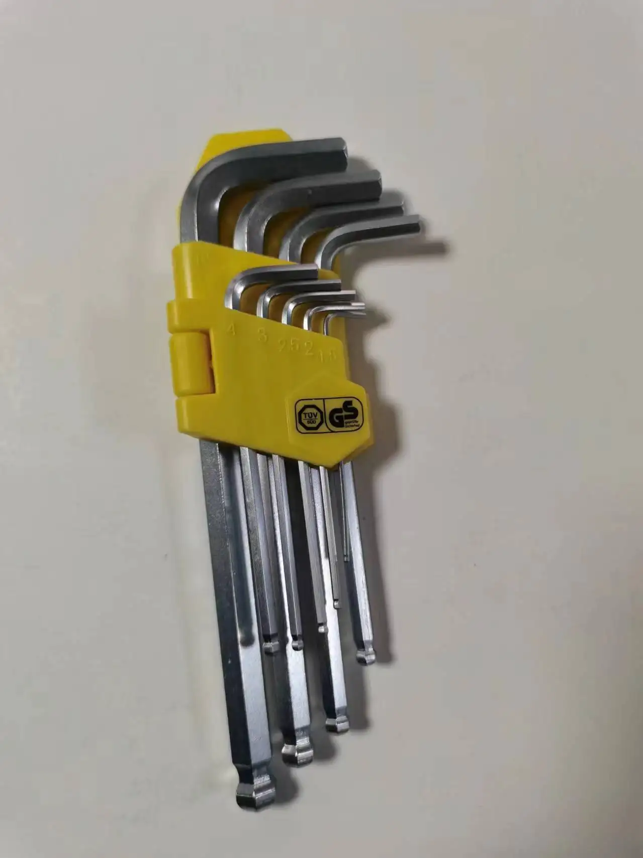DingQi 9pcs Metric System Hex Allen Key Wrench with T & Flag Handle DIY OEM Customization Supported