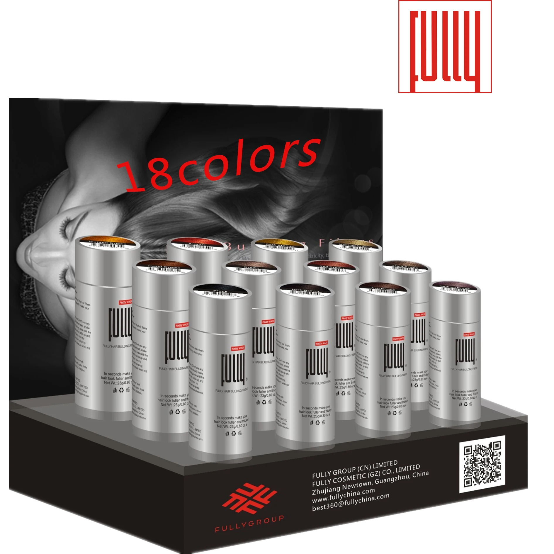 FULLY Top Manufacture Supplier High Quality Hair Thickening Powder Hair Building Fibers
