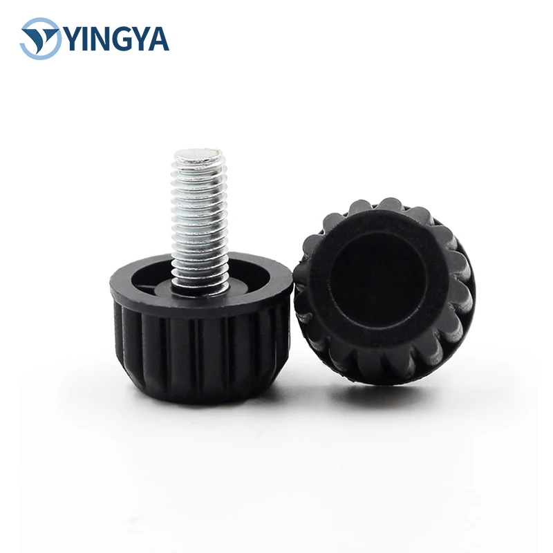 M8 Adjustable Plastic Foot Leveler for Tables and Chairs Nylon Furniture Adjustable Feet