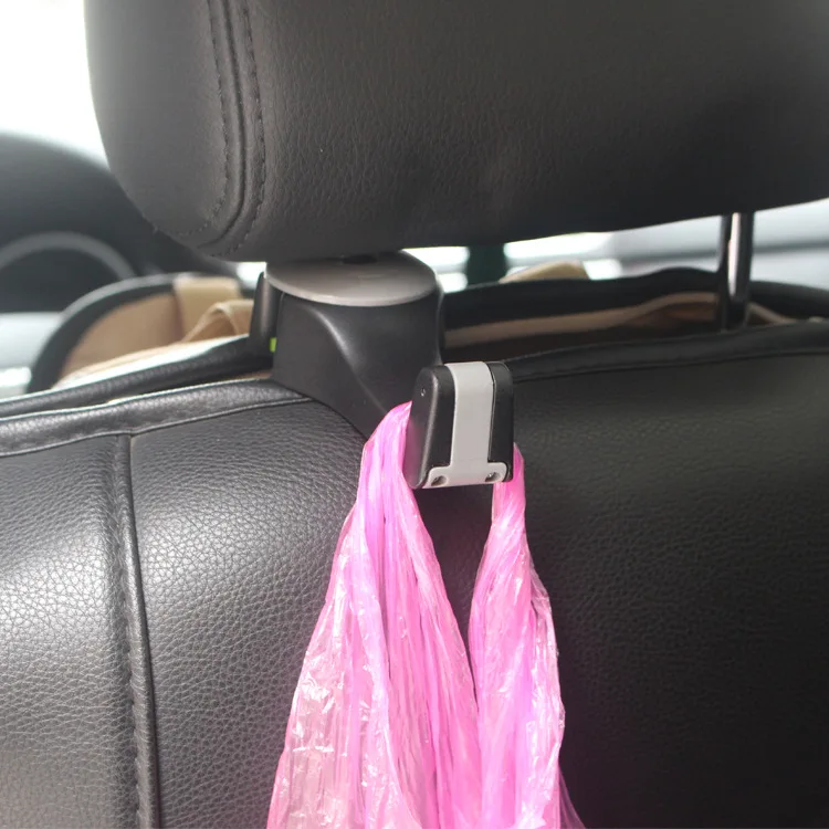 Hot selling 2 in 1 universal portable car seatback hook mount mobile phone holder