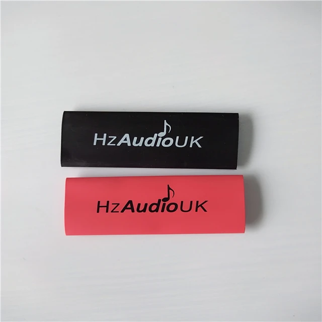 New custom logo printing 2:1 pe heat shrink tubing tube with glue inside