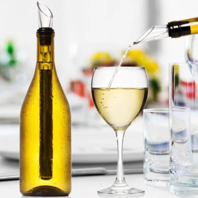 Bar Party Tool Stainless Steel  Beer Ice Chiller Cooling Frozen Stick  Pourer Wine And Beverage Wine Bottle Cooler