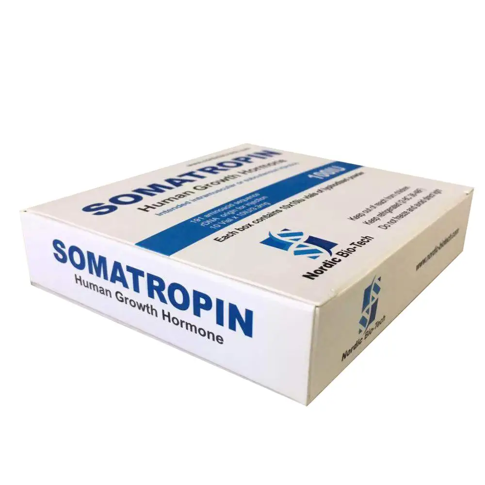 Bodybuilding Human Growth HGH Hormone Paper Vial Boxes With Plastic Trays  For 2ml 3ml vials