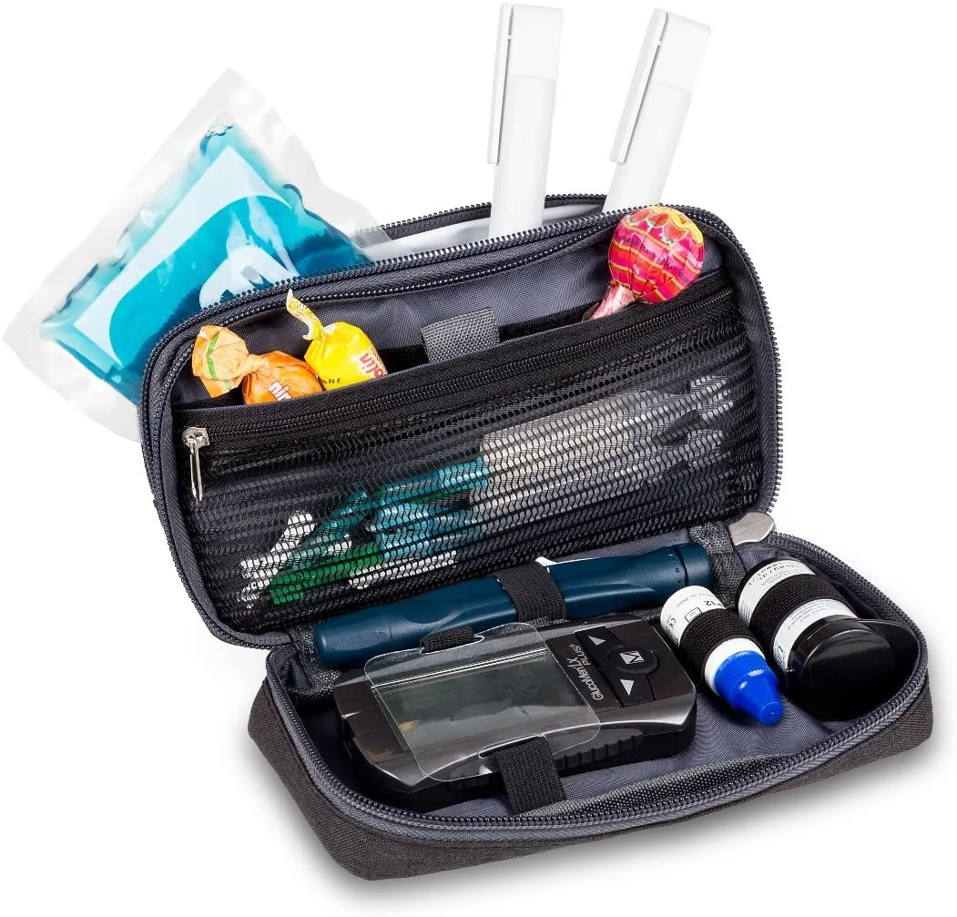Black Isothermal Kitbag for Diabetics Diabetic Case for Isothermal Diabetics Cold Gel Included