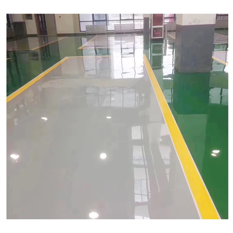 Self Leveling Anti Slip Transparent Epoxy Flooring Coating Painting for Parking Garage & Swimming Pool