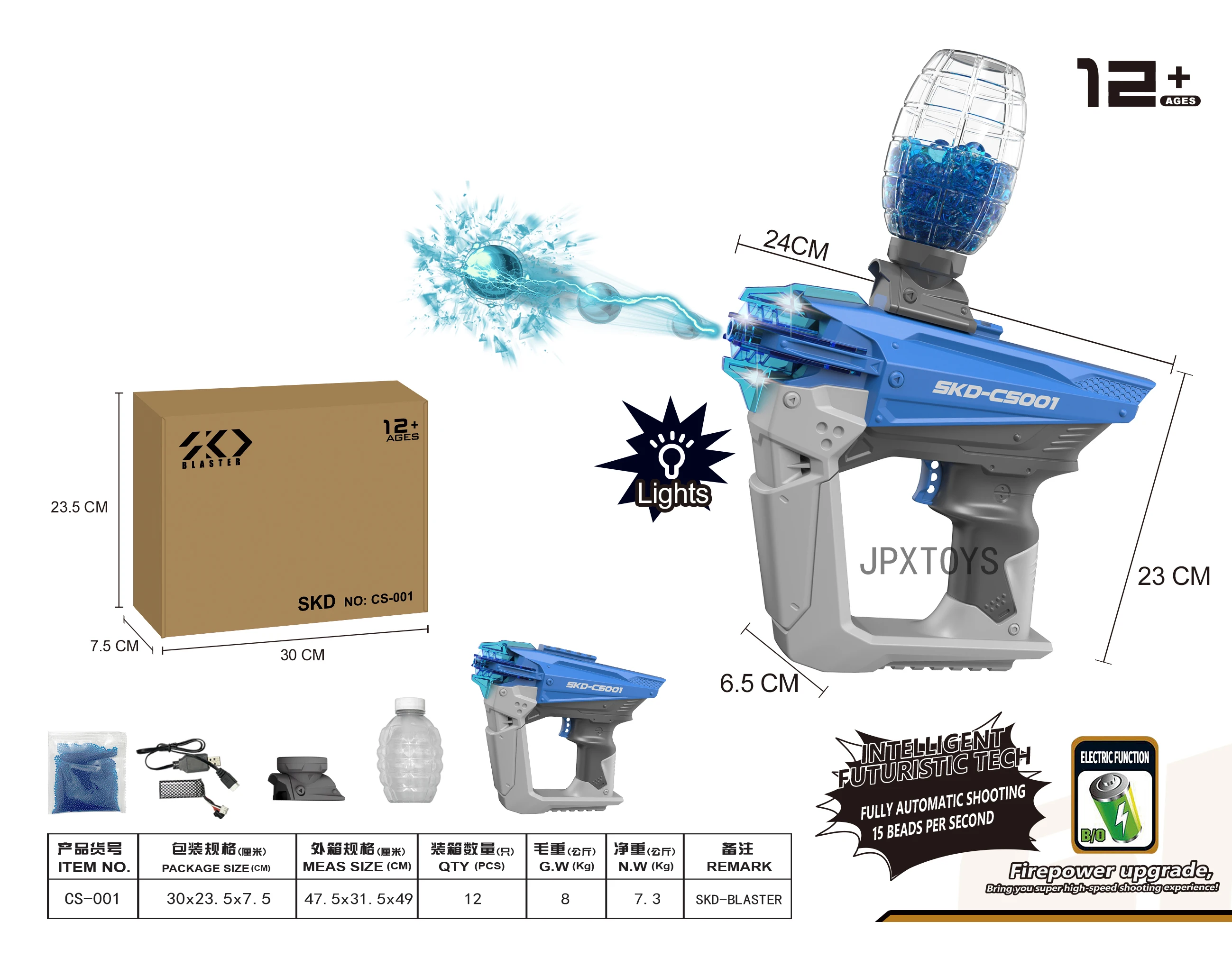 electric agreat led bulb skd fluorescent lights ak 47 uzi spyr blasters p90 gun electric outdoor
