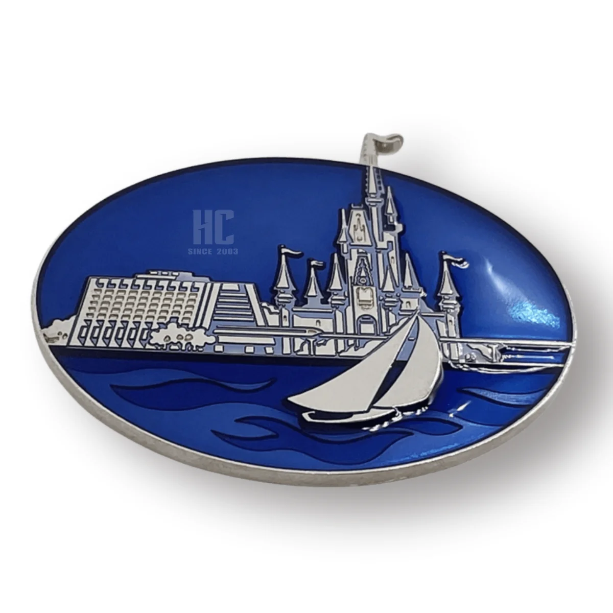 20 Years  Factory Custom enamel  50th Anniversary Souvenir Metal Pin Vault Series Bay Lake Contemporary Pin