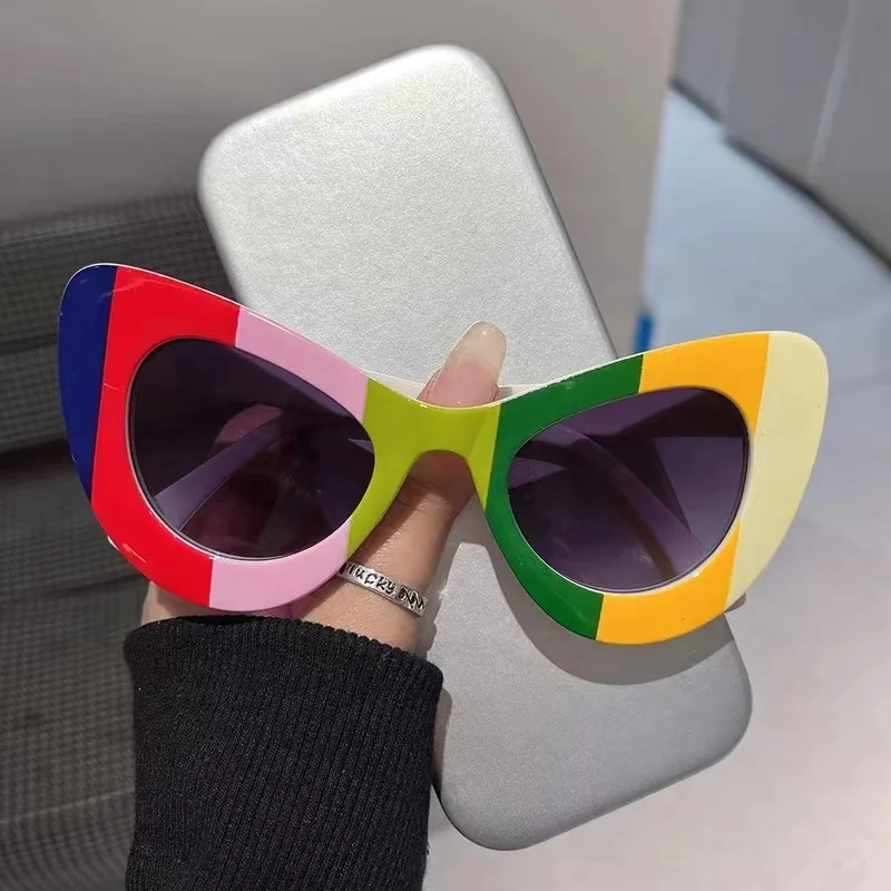 5141 Latest Fashion Cat Eye Sunglasses Wholesale Retro Shades Sunglasses For Women 2022