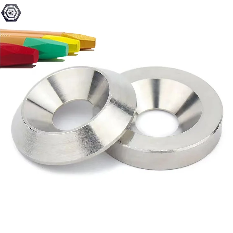 304 stainless steel tapered fisheye gasket parallel countersunk head gasket decorative washer countersunk hole gasket solid