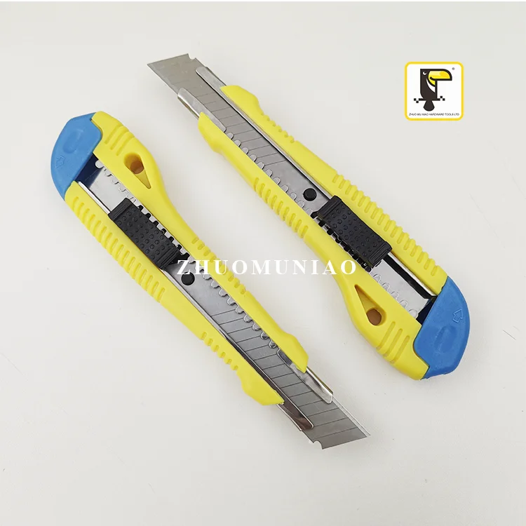 Quick change 18mm Width SK5 Blade Cutting ABS Handle Good Quality Hand Tools Utility Knife OEM
