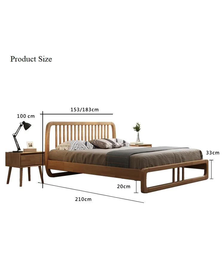 Специальная горячая продажа рама королевского размера из цельного дерева мебель для дома роскошная