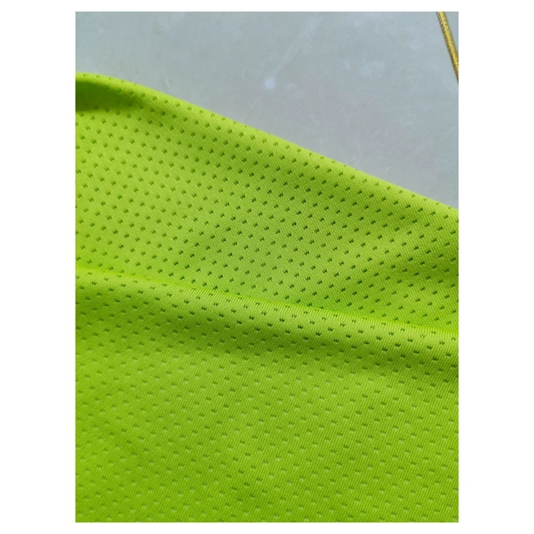 Top sale high quality 94% polyester 6% spandex butterfly mesh sportswear knitted fabric (1600279439388)