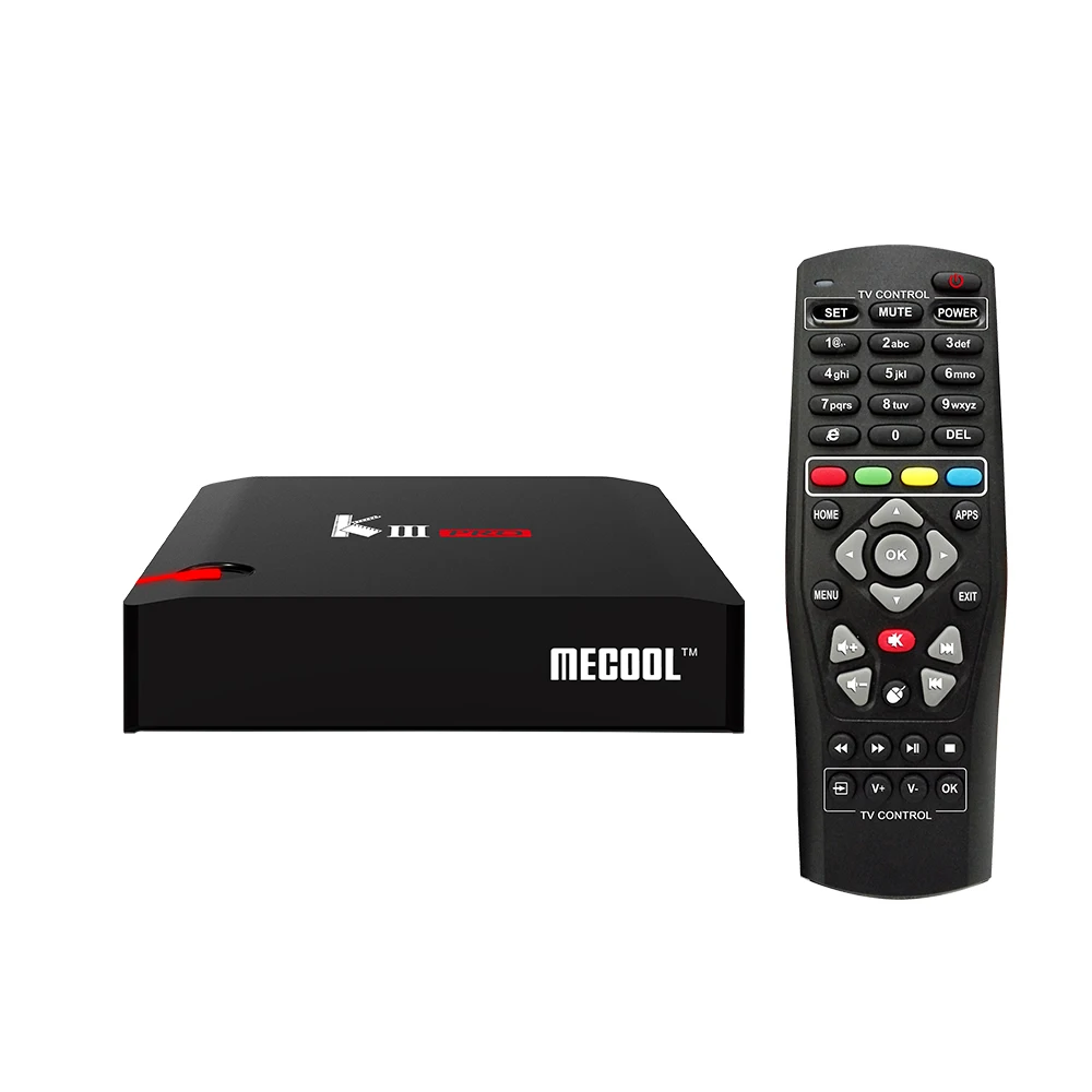  Оптовая цена MECOOL KIII Pro Amlogic S912 DVB S2 T2 C Android TV Box 3G 16 Гб интернет 4K цифровой спутниковый