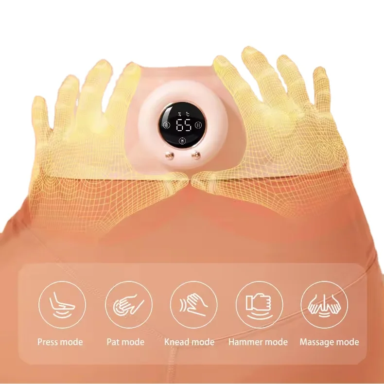 2024 New Design Waist Massager Hot Electric Waist Wireless Belt with Heating and Portable Belt Menstrual for Women Girl Gift