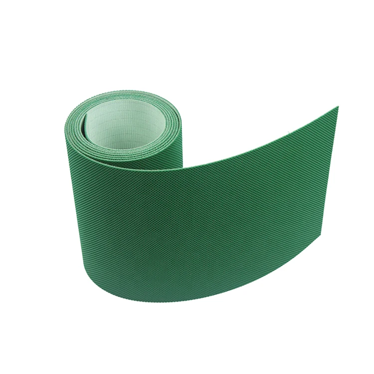 
Non Slip Green seamless jugged pvc conveyor belts 