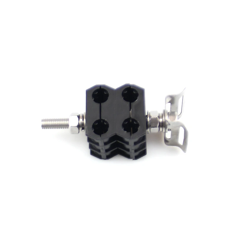 telecommunication passivated surface treatment china rf twin coaxial superflex smooth cable feeder clamp for telecom industry