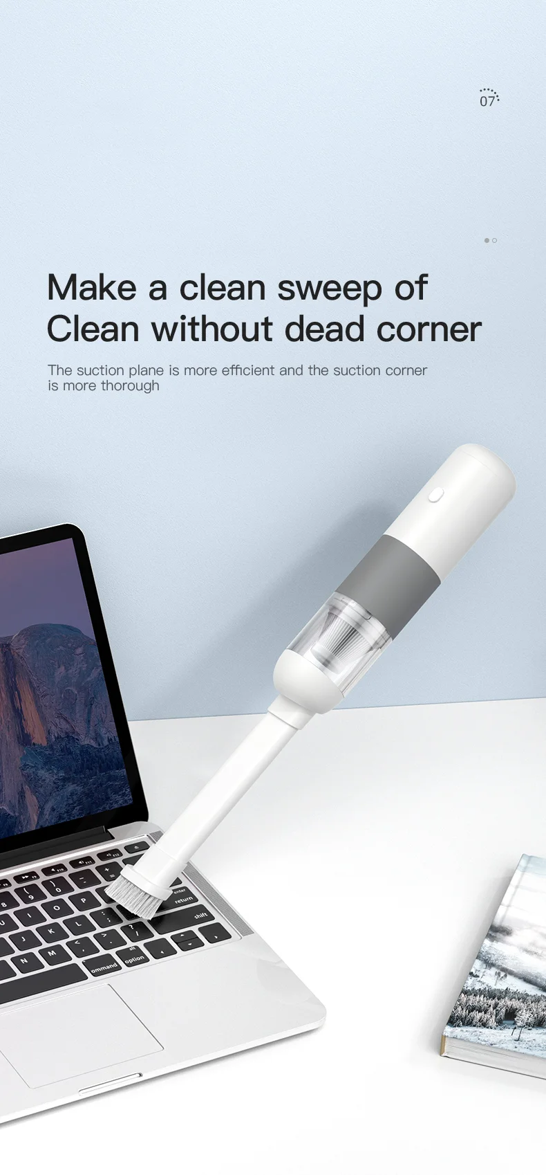 Hot Multiple Uses Wash Filter Dust Small Lightweight Wireless Car Vacuum Cleaner