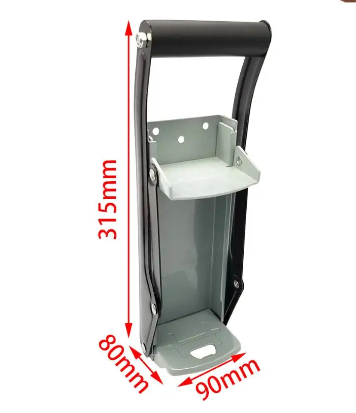 Heavy gauge Wall Mounted Bottle Crusher and Can Crusher